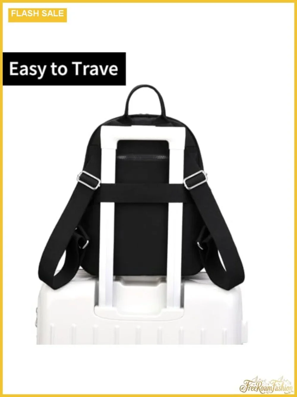Waterproof Nylon Mini Backpack Purse with Multi-Pockets